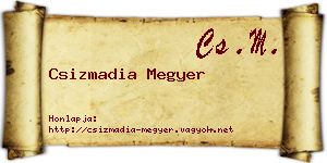 Csizmadia Megyer névjegykártya